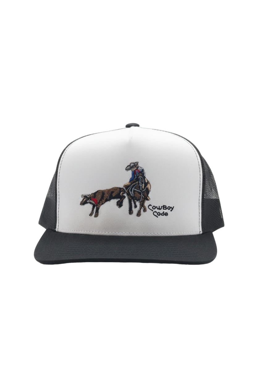 COWBOY CODE CHARRO TRUCKER HAT